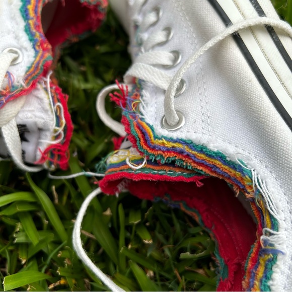 Rainbow Converse All Stars EUC GENTLY WORN 🌈 Mens 5, Women’s 7 UNISEX - Picture 8 of 10